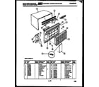 White-Westinghouse AS139L1K1 cabinet parts diagram