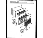 White-Westinghouse AC053L7A1 cabinet parts diagram