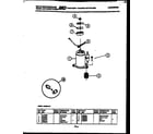 White-Westinghouse AC053L7A1 compressor parts diagram