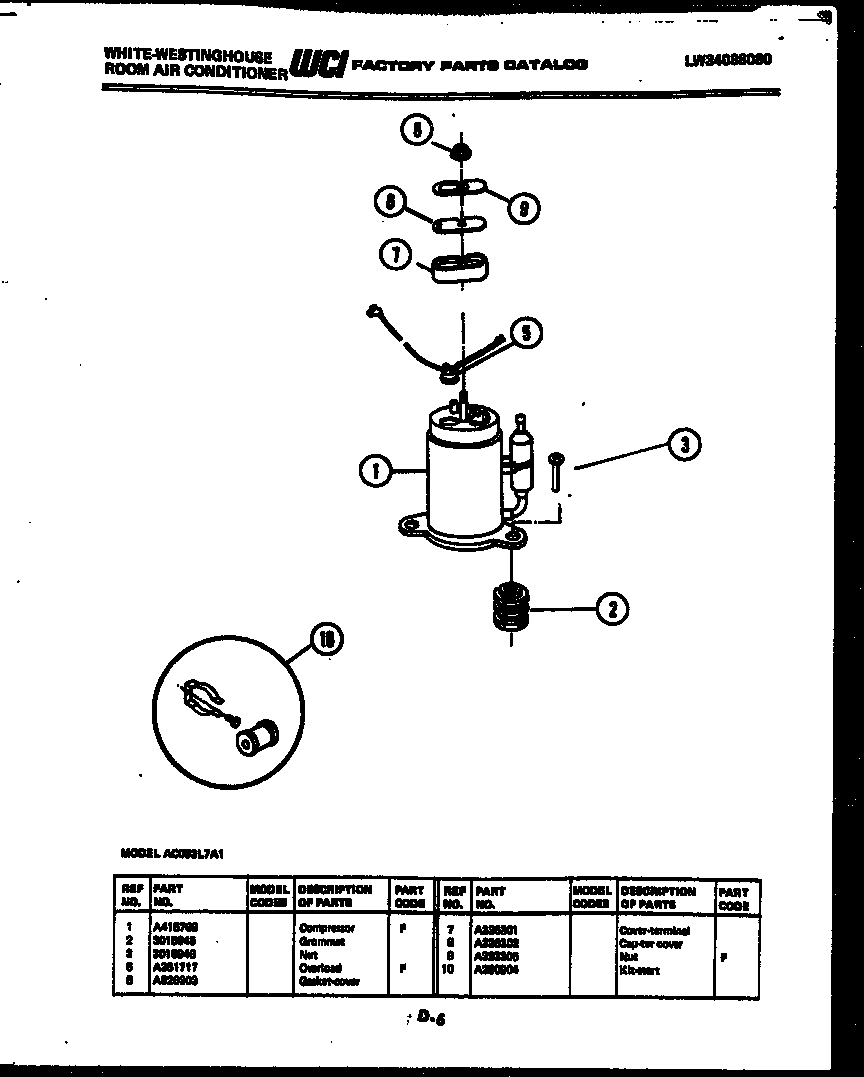 Compressor parts