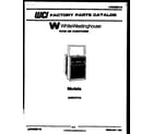 White-Westinghouse AK087K7V2 front cover diagram