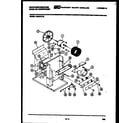 White-Westinghouse AK087K7V2 electrical and air handling parts diagram