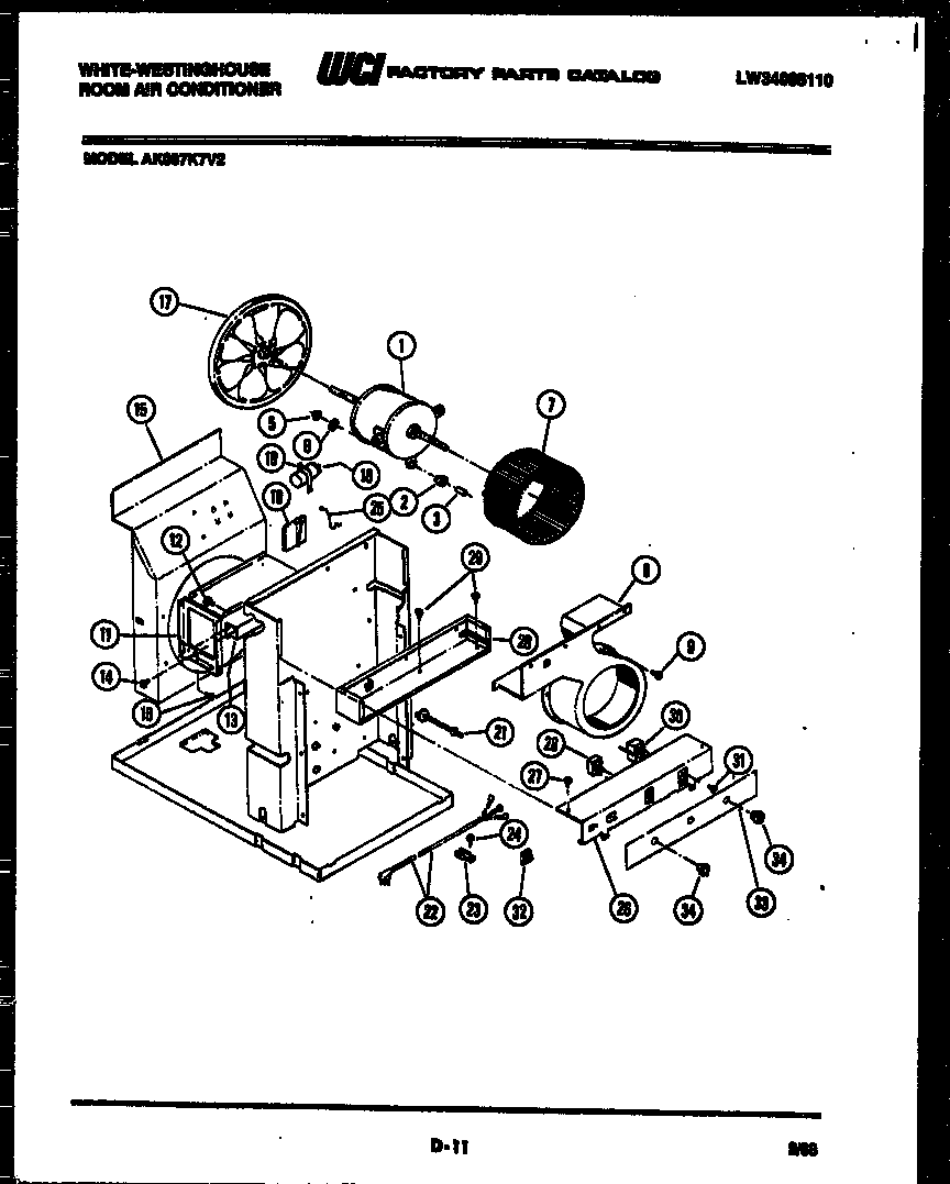 Electrical and air handling parts