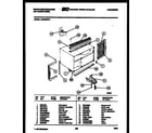 White-Westinghouse AC064M7A1 cabinet and installation parts diagram