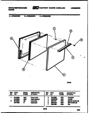Door parts