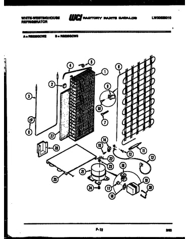 System and automatic defrost parts