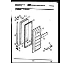 White-Westinghouse RS196GCH2 freezer door parts diagram
