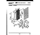 White-Westinghouse RS196GCW3 system and automatic defrost parts diagram