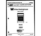 White-Westinghouse KF520GDF4 cover diagram