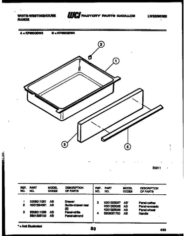 Drawer parts