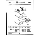 White-Westinghouse KF560GDF5 broiler parts diagram