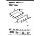 White-Westinghouse KF560GDH5 drawer parts diagram
