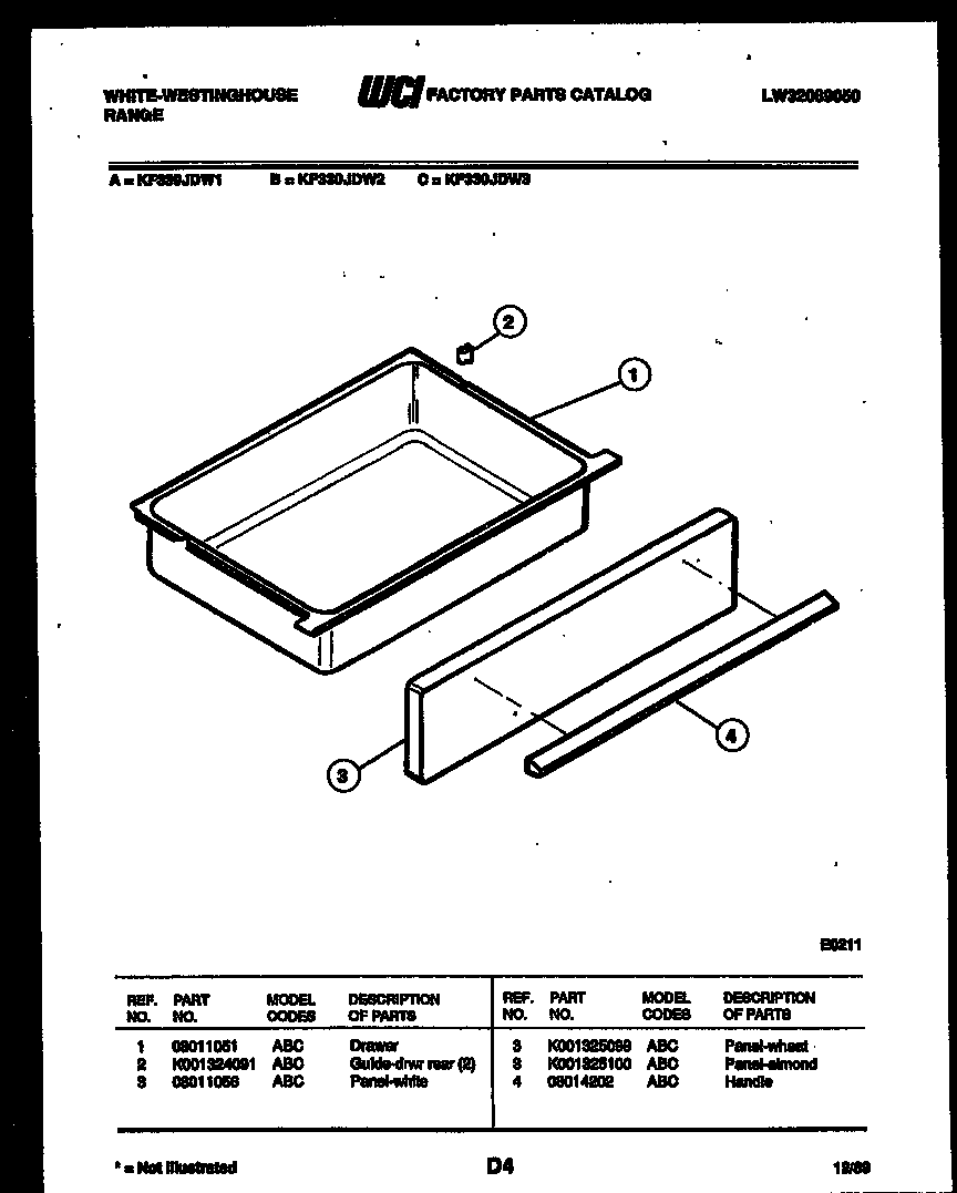 DRAWER PARTS