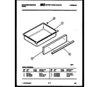 White-Westinghouse KF200GDD2 drawer parts diagram