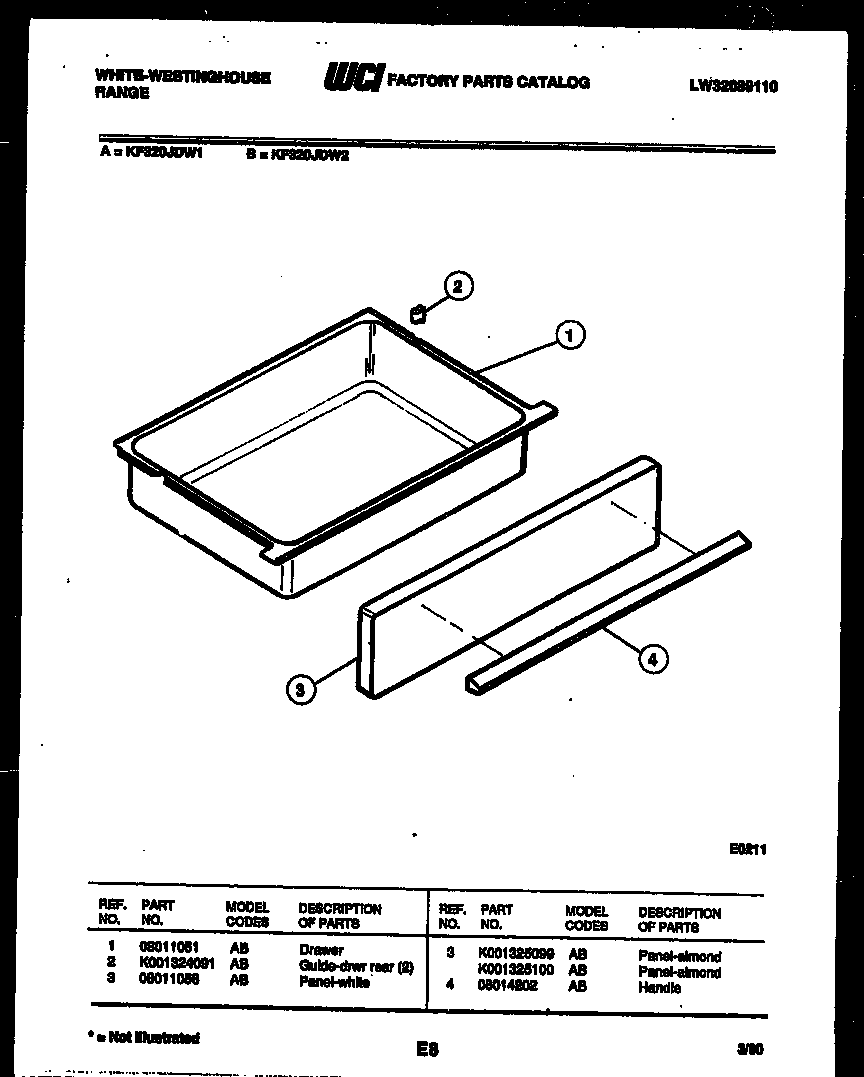 DRAWER PARTS