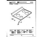 White-Westinghouse KF460GDW4 cooktop parts diagram