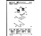 White-Westinghouse KF460GDH4 broiler parts diagram