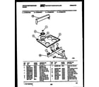 White-Westinghouse KF200KDW2 backguard and cooktop parts diagram