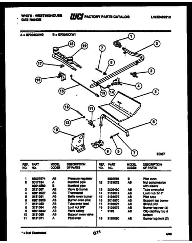 Burner, manifold and gas control