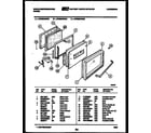 White-Westinghouse KF590HDD5 door parts diagram