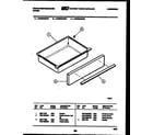 White-Westinghouse KF590HDD3 drawer parts diagram