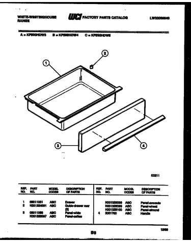 Drawer parts