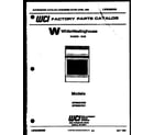 White-Westinghouse GF600KXW0 cover page diagram