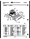 Broiler drawer parts