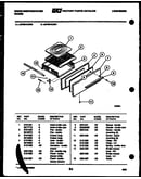 Broiler drawer parts