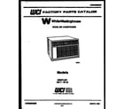 White-Westinghouse AS227L2K1 front cover diagram