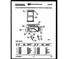 White-Westinghouse AS227L2K1 cabinet and installation parts diagram