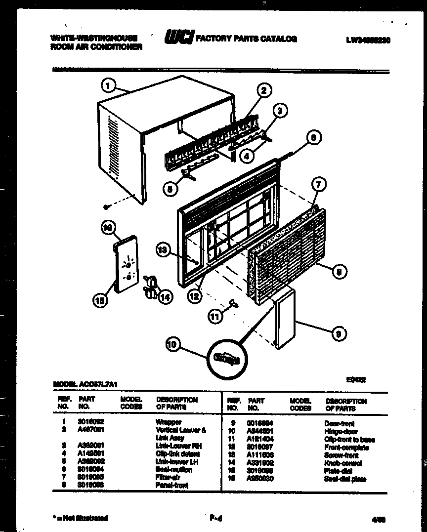 Cabinet parts