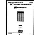 White-Westinghouse ED408K6 front cover diagram