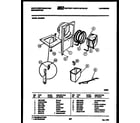 White-Westinghouse ED408K6 water and condensing parts diagram