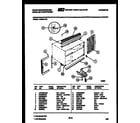 White-Westinghouse AC064L7A2 cabinet and installation parts diagram