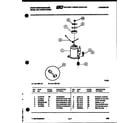 White-Westinghouse AL119K1A2 compressor parts diagram