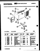 Cabinet and installation parts