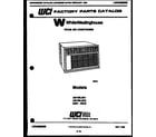 White-Westinghouse AS183L2K1 front cover diagram