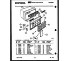 White-Westinghouse AS183L2K1 cabinet parts diagram