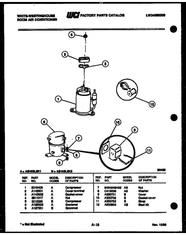 Compressor parts