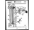 White-Westinghouse RS229GCV5 freezer door parts diagram