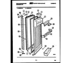 White-Westinghouse RS229GCH4 refrigerator door parts diagram