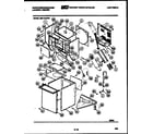 White-Westinghouse SM115JXD4 cabinet parts and heater diagram