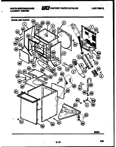 Cabinet parts and heater