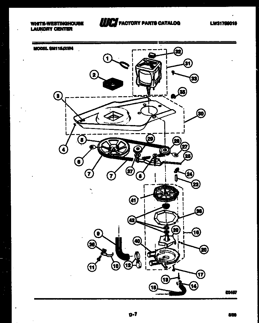 Washer drive system and pump