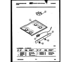 White-Westinghouse GF780KXD0 cooktop parts diagram