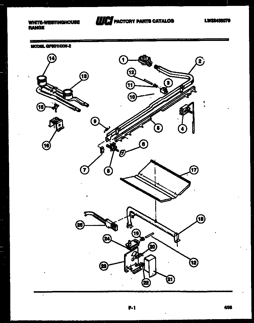 BURNER, MANIFOLD AND GAS CONTROL