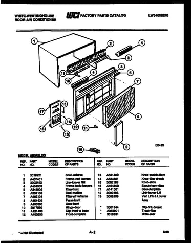 Cabinet parts