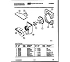 White-Westinghouse AS248L2K1 air handling parts diagram