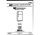 White-Westinghouse RC131LCF0 front cover diagram